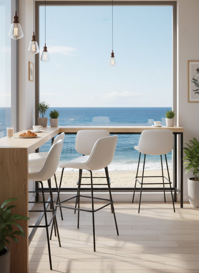 Стул Silvia Bar белый_2