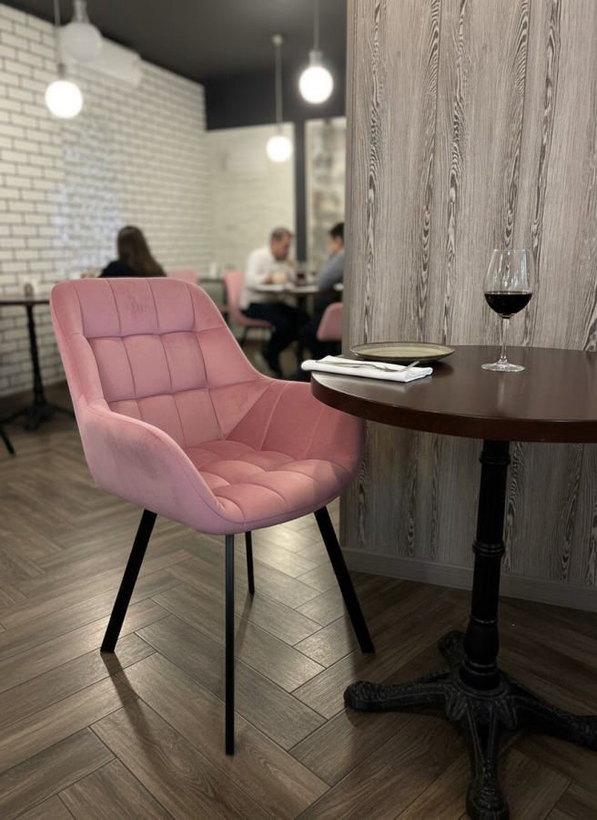 Стул Moni Solid розовый_2